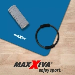 MAXXIVA NIEBIESKA MATA PIANKOWA 190x100x1,5cm DO ĆWICZEŃ / JOGI / FITNESS