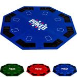 NIEBIESKI BLAT STÓŁ DO POKERA 122x122 POKER KASYNO