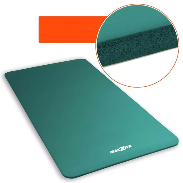 MAXXIVA TURKUSOWA MATA PIANKOWA 190x100x1,5cm DO ĆWICZEŃ / JOGI / FITNESS