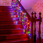 LAMPKI CHOINKOWE 400 LED OZDOBA ŚWIĄTECZNA KOLOROWY ŁAŃCUCH ŚWIETLNY +PILOT