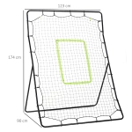 SIATKA DO ODBIĆ BASEBALL REBOUNDER 174 cm BRAMKA TRENINGOWA PIŁKARSKA