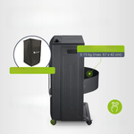 PIECYK GAZOWY 4,2kW NA BUTLĘ GAZ LPG CZARNY GRZEJNIK SKŁADANY PROMIENNIK