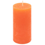 ŚWIECE STOŁOWE POMARAŃCZOWE 16 SZT 5x10 CM ŚWIECZKI WALCOWE KOLUMNOWE