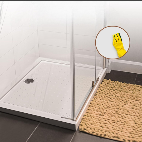 BRODZIK PRYSZNICOWY PROSTOKĄTNY POSADZKOWY 100x80 AKRYLOWY BIAŁY SLIM 5 CM