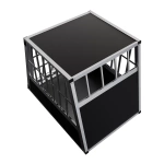 TRANSPORTER DLA PSA ZWIERZĄT ALUMINIOWA KLATKA PODRÓŻNA DO AUTA BAGAŻNIKA L