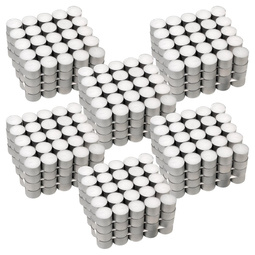 600 ŚWIECZEK TEALIGHT PODGRZEWACZE W ALUMINIUM CZAS PALENIA 8H BEZZAPACHOWE