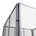 METALOWY KOMPOSTOWNIK OGRODOWY 450L STAL OCYNKOWANA SZYBKI MONTAŻ SREBRNY