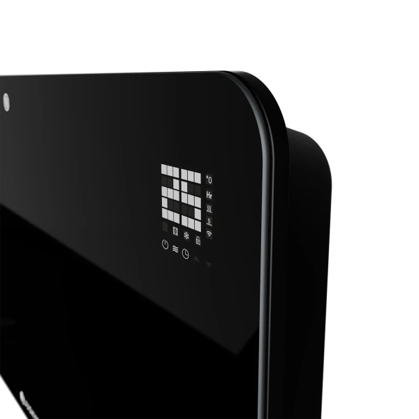 GRZEJNIK ELEKTRYCZNY 2000W CZARNY SZKLANY STOJĄCY ŚCIENNY + WLAN WIFI