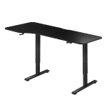BIURKO ELEKTRYCZNE 160x75 REGULOWANE CZARNE Z REGULACJĄ WYSOKOŚCI PAMIĘCIĄ
