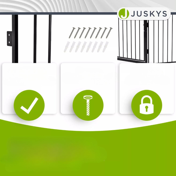 METALOWA BARIERKA OCHRONNA DO KOMINKA I PIECA BRAMKA OSŁONA Z FURTKĄ