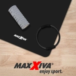 MAXXIVA CZARNA MATA PIANKOWA 190x100x1,5cm DO ĆWICZEŃ / JOGI / FITNESS