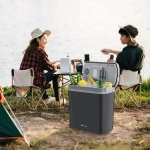 LODÓWKA TURYSTYCZNA 24L SAMOCHODOWA 12V ELEKTRYCZNA 230V PODGRZEWA CHŁODZI