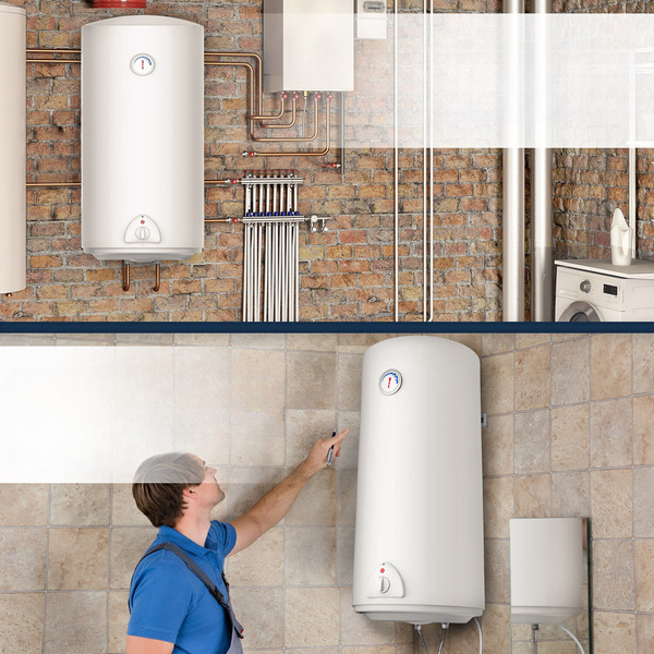 BOJLER 100L ELEKTRYCZNY PODGRZEWACZ WODY 1500W EMALIOWANY ZBIORNIK