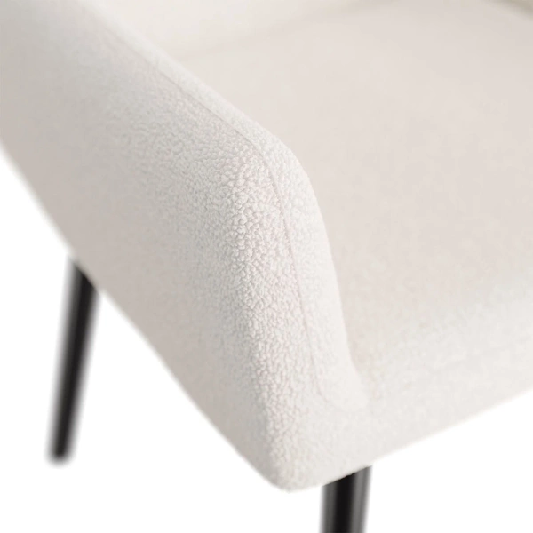 FOTEL USZAK RELAKSACYJNY WYPOCZYNKOWY SKANDYNAWSKI STYL DO KARMIENIA BEŻOWY