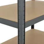8x REGAŁ MAGAZYNOWY 180x90x40CM 7000KG SZARY METALOWY PÓŁKI GARAŻ PIWNICA