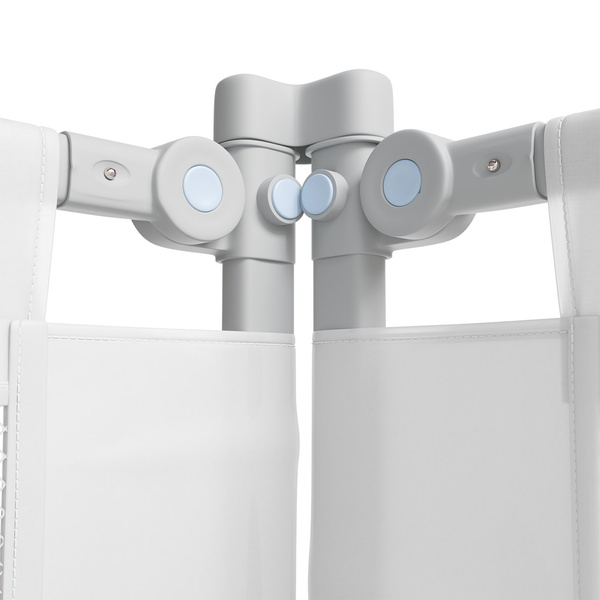 BARIERKA OCHRONNA DO ŁÓŻKA 200 CM OCHRONNA DLA DZIECKA REGULOWANA SZARA