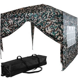 EKSPRESOWY PAWILON NAMIOT OGRODOWY 3X3 KOLOR LEŚNY + 2 ŚCIANKI