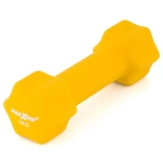 ZESTAW HANTLE NEOPRENOWE 2x 1,0 KG MAXXIVA ŻÓŁTE CIĘŻARKI FITNESS HANTELKI