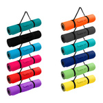 CZARNA MATA TPE 190x60x0,6cm DO ĆWICZEŃ FITNESS 
