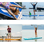 POMARAŃCZOWA DESKA SUP 305 CM STAND UP PADDLE BOARD DO PŁYWANIA POMPOWANA