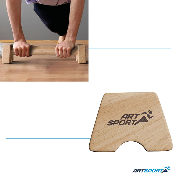 2x UCHWYTY DO POMPEK DREWNIANE PORĘCZE PARALETKI L ANTYPOŚLIZGOWA PODSTAWA