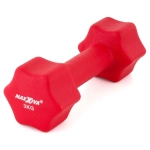 ZESTAW HANTLE NEOPRENOWE 2x 3,0 KG MAXXIVA CZERWONE CIĘŻARKI FITNESS