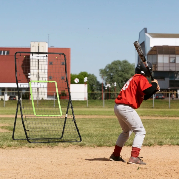 SIATKA DO ODBIĆ BASEBALL REBOUNDER 140 cm BRAMKA TRENINGOWA PIŁKARSKA