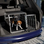 TRANSPORTER DLA PSA ZWIERZĄT ALUMINIOWA KLATKA PODRÓŻNA DO AUTA BAGAŻNIKA M