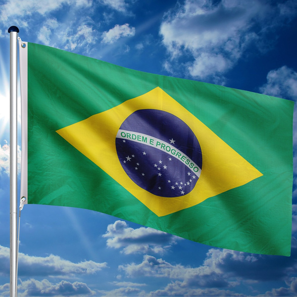 FLAGA BRAZYLII BRAZYLIJSKA 120x80 CM NA MASZT BRAZYLIA