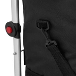 WÓZEK 3w1 NA ZAKUPY ZAKUPOWY NA SCHODY TORBA NA KÓŁKACH SKŁADANY CZARNY