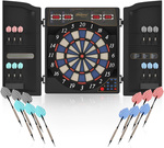 DART TABLICA ELEKTRONICZNA TARCZA DO DARTA GRY W RZUTKI 12x LOTKI BULL V2