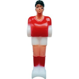 CZERWONY PIŁKARZ FIGURKA DO MINI PIŁKARZYKÓW 8 MM