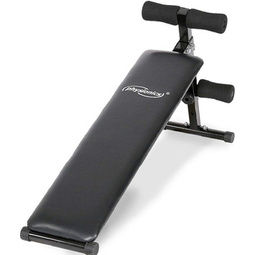 CZARNA ŁAWKA SKOŚNA DO ĆWICZEŃ TRENINGU BRZUCHA