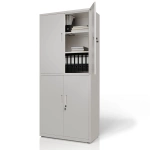 SZAFA METALOWA BIUROWA NA KLUCZ DOKUMENTY AKTA MEDYCZNA DO GABINETU BIAŁA