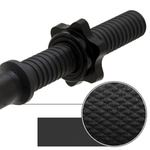 GRYF PROSTY Z GWINTEM 180 CM / 30 MM CZARNA SZTANGA DO 300 KG