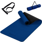 GRANATOWA MATA TPE 190x60x0,6cm DO ĆWICZEŃ JOGI