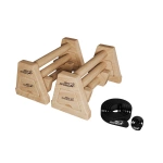 2x UCHWYTY DO POMPEK DREWNIANE PORĘCZE PARALETKI XL ANTYPOŚLIZGOWA PODSTAWA