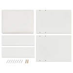 PUFA TABORET HOKER MELLY DO TOALETKI KOSMETYCZNEJ PODUSZKA Z EKOSKÓRY BIAŁY