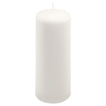 ŚWIECE STOŁOWE BIAŁE 6 SZT 20x7,5 CM ŚWIECZKI TRADYCYJNE KOLUMNOWE