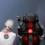 FOTEL MASUJĄCY MASAŻ ROLKOWY POWIETRZNY SHIATSU ZERO GRAVITY + BLUETOOTH