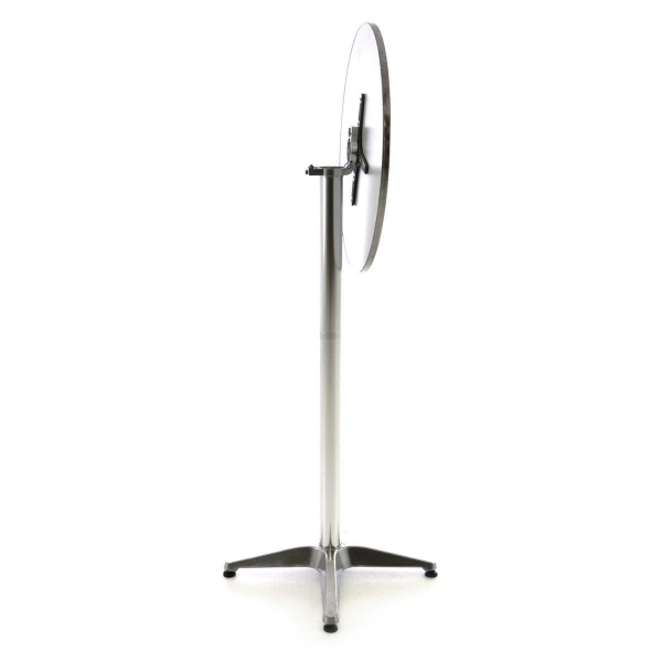 STÓŁ BISTRO BAROWY KOKTAJLOWY SKŁADANY WYS.115/75 CM ZE STALI I ALU Ø60