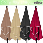 PARASOL OGRODOWY 200x125 PROSTOKĄTNY CZERWONY