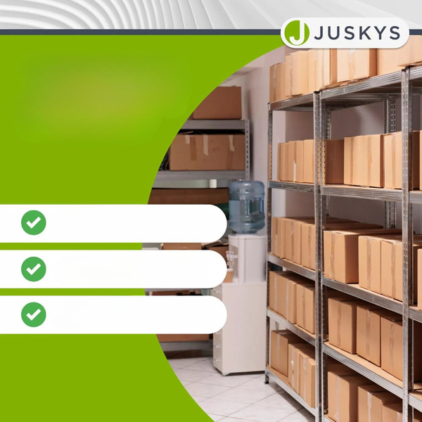 REGAŁ MAGAZYNOWY 200x100x60 CM 875KG METALOWY PÓŁKI GARAŻ WARSZTAT PIWNICA