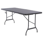 STÓŁ SKŁADANY CATERINGOWY BANKIETOWY 180CM XL CAMPINGOWY SZARY ANTRACYTOWY 