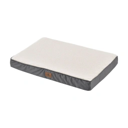 ORTOPEDYCZNE LEGOWISKO DLA PSA MATERAC ŁÓŻKO MILOW 112X81X8 CM BEŻOWO-SZARE