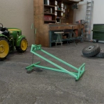 PODNOŚNIK LEWAREK DO TRAKTORKA OGRODOWEGO KOSIARKI QUADA ATV 400 KG ZIELONY