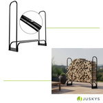 STOAJK REGAŁ NA DREWNO KOMINKOWE M DO PRZECHOWYWANIA NA TARAS + POKROWIEC