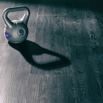 SREBRNA HANTLA KOMPOZYTOWA KULA KETTLEBELL KETLA 6KG