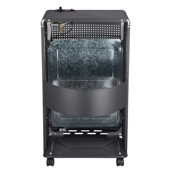 PIECYK GAZOWY 4,2kW NA BUTLĘ GAZ LPG CZARNY GRZEJNIK SKŁADANY PROMIENNIK