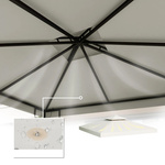 MATERIAŁ DACH NA PAWILON OGRODOWY TYPU 3x3 m ALTANKE KREMOWY